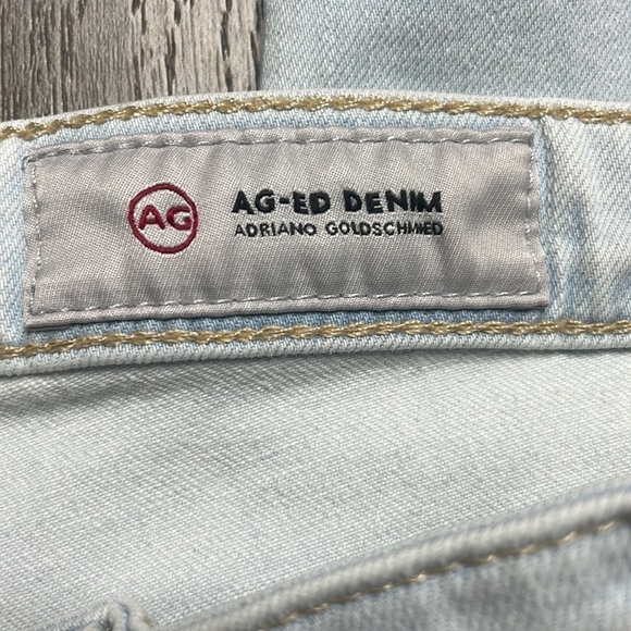 AG Adriano Goldschmeid Women’s light Wash The Super Skinny Legging Ankle size 27 - Picture 2 of 14